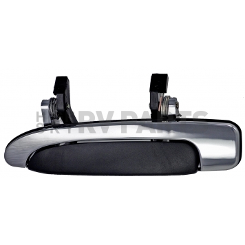 Help! By Dorman Exterior Door Handle - Plastic Black Housing With Silver Insert Single - 81981
