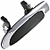 Help! By Dorman Exterior Door Handle - Plastic Black Housing With Silver Insert Single - 81981
