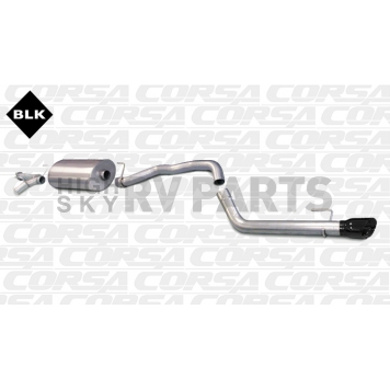 Corsa Performance Exhaust Sport Cat Back System - 14573BLK