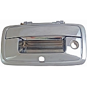 Help! By Dorman Tailgate Handle - Chrome Plated Plastic And Metal Silver - 82549