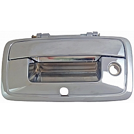 Help! By Dorman Tailgate Handle - Chrome Plated Plastic And Metal Silver - 82549