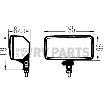 Hella Driving/ Fog Light 005700431-4