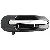 Help! By Dorman Exterior Door Handle - Plastic Silver Lever And Black Housing Single - 92763