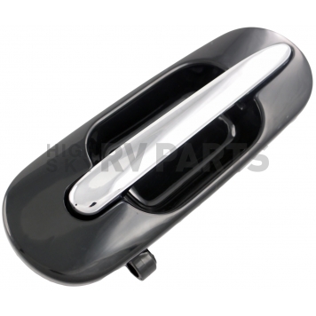 Help! By Dorman Exterior Door Handle - Plastic Silver Lever And Black Housing Single - 92763-2