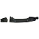 Help! By Dorman Exterior Door Handle - Plastic Black - 82538