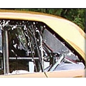 Harwood Fiberglass Rear Window - Polycarbonate Tinted - 42921T