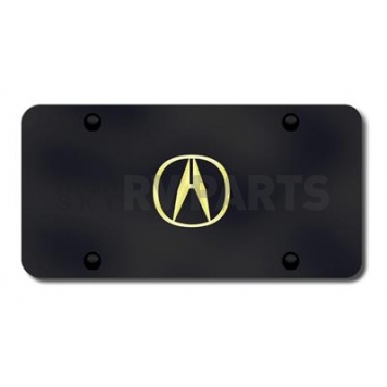 Automotive Gold License Plate - Acura Logo Stainless Steel - ACUGB