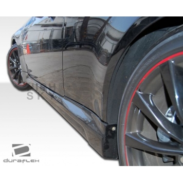 Extreme Dimensions Side Skirt - Primered Fiberglass Reinforced Plastic Black Set of 2 - 104676-3