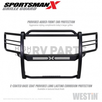 Westin Automotive Grille Guard 1-5/8 Inch Black Textured E-Coated Steel - 4033835-1