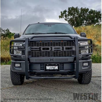 Westin Automotive Grille Guard 1-5/8 Inch Black Textured E-Coated Steel - 4033835-2