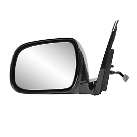 K-Source Exterior Mirror Electric Rectangular Black Single - 70178T