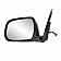 K-Source Exterior Mirror Electric Rectangular Black Single - 70178T