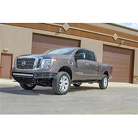 N-Fab Bumper RDS-Series 1-Piece Design Steel Black - N161MRDSTX