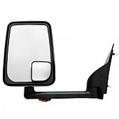 Velvac Exterior Mirror Remote Rectangular Black - 714573
