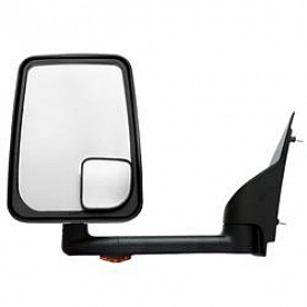 Velvac Exterior Mirror Remote Rectangular Black - 714573