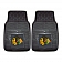 Fan Mat Floor Mat - Universal Fit Black Vinyl Set of 2 - 10371