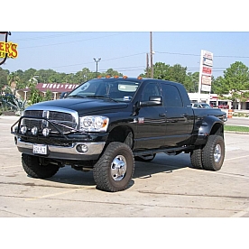 N-Fab Pre-Runner - Gloss Powder Coated Black Steel - D023LH