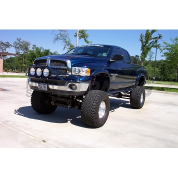 N-Fab Pre-Runner - Gloss Powder Coated Black Steel - D023LH-1