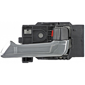 Help! By Dorman Interior Door Handle - Plastic Silver Lever With Black Knob Single - 81999