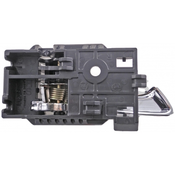 Help! By Dorman Interior Door Handle - Plastic Silver Lever With Black Knob Single - 81999-1