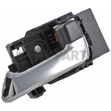 Help! By Dorman Interior Door Handle - Plastic Silver Lever With Black Knob Single - 81999-2