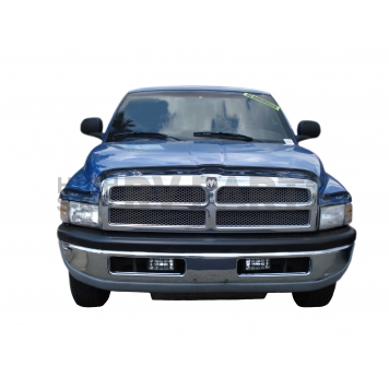 Lund International Bug Shield - Polycarbonate Blue Gray Fender Eyebrows Only - 18077-1