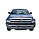 Lund International Bug Shield - Polycarbonate Blue Gray Fender Eyebrows Only - 18077