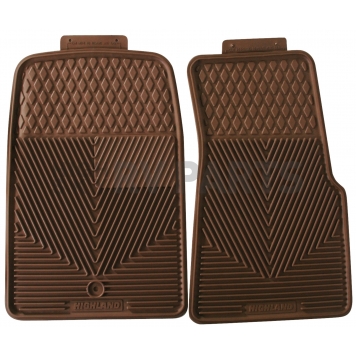 Highland Floor Mat - Direct-Fit Tan Rubber Set of 2 - 4403700