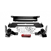Warn Industries Snow Plow - Straight Blade Front Mount 66 Inch For Side By Side UTV - 81580P66