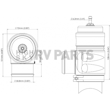 Turbo Smart Turbocharger Blow Off Valve - TS-0204-1201-1