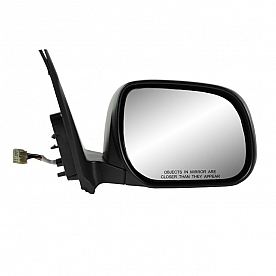 K-Source Exterior Mirror Electric OEM Black Single - 70191T