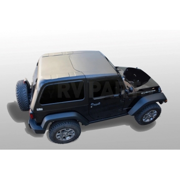 DV8 Offroad Hard Top 2 Piece Black Fiberglass - HT07FB22-1