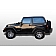 DV8 Offroad Hard Top 2 Piece Black Fiberglass - HT07FB22