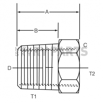 Dayco Products Inc Adapter Fitting 144983-1