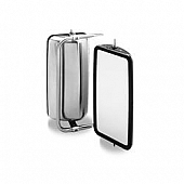 Velvac Exterior Mirror Remote Rectangular Silver - 708369