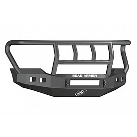 Road Armor Bumper Stealth Titan II 1-Piece Design Steel Black - 6114R2BNW