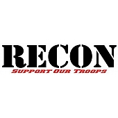 Recon Accessories Decal - Black/ Red - 264303BK