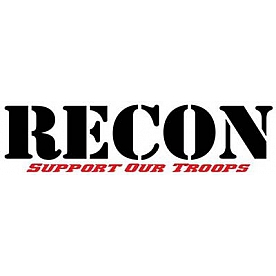 Recon Accessories Decal - Black/ Red - 264303BK
