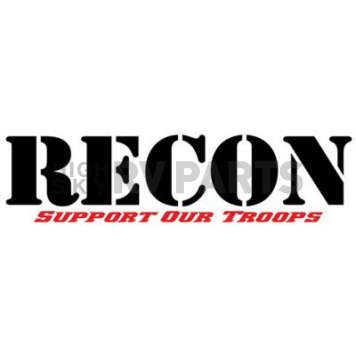 Recon Accessories Decal - Black/ Red - 264303BK