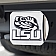 Fan Mat Emblem - University Of Wisconsin Logo Metal - 14935