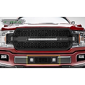 ZROADZ Bumper Grille Insert Steel Laser Cut Web Pattern Black - Z425711