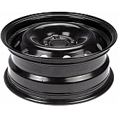 Dorman OE Solutions Wheel - 15 x 6 Black Steel - 939-100