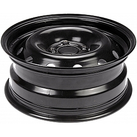 Dorman OE Solutions Wheel - 15 x 6 Black Steel - 939-100