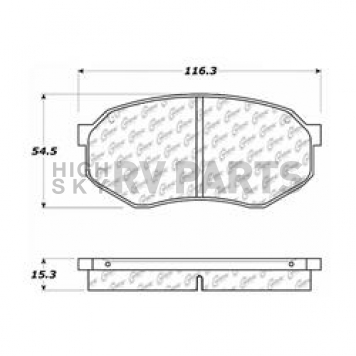 Stop Tech/ Power Slot Brake Pad - 300.03890
