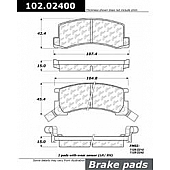Stop Tech/ Power Slot Brake Pad - 102.02400