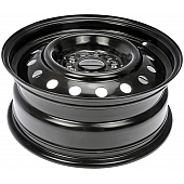 Dorman OE Solutions Wheel - 17 x 6.5 Black Steel - 939-106