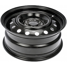 Dorman OE Solutions Wheel - 17 x 6.5 Black Steel - 939-106
