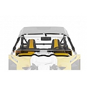 Kolpin Windshield - Full Fixed Stainless Steel Black - 2784