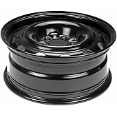 Dorman OE Solutions Wheel - 17 x 6.5 Black Steel - 939-107