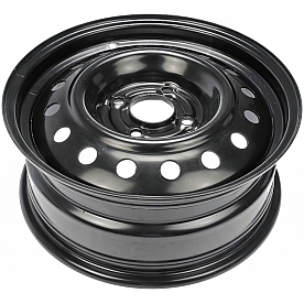 Dorman OE Solutions Wheel - 17 x 6.5 Black Steel - 939-112
